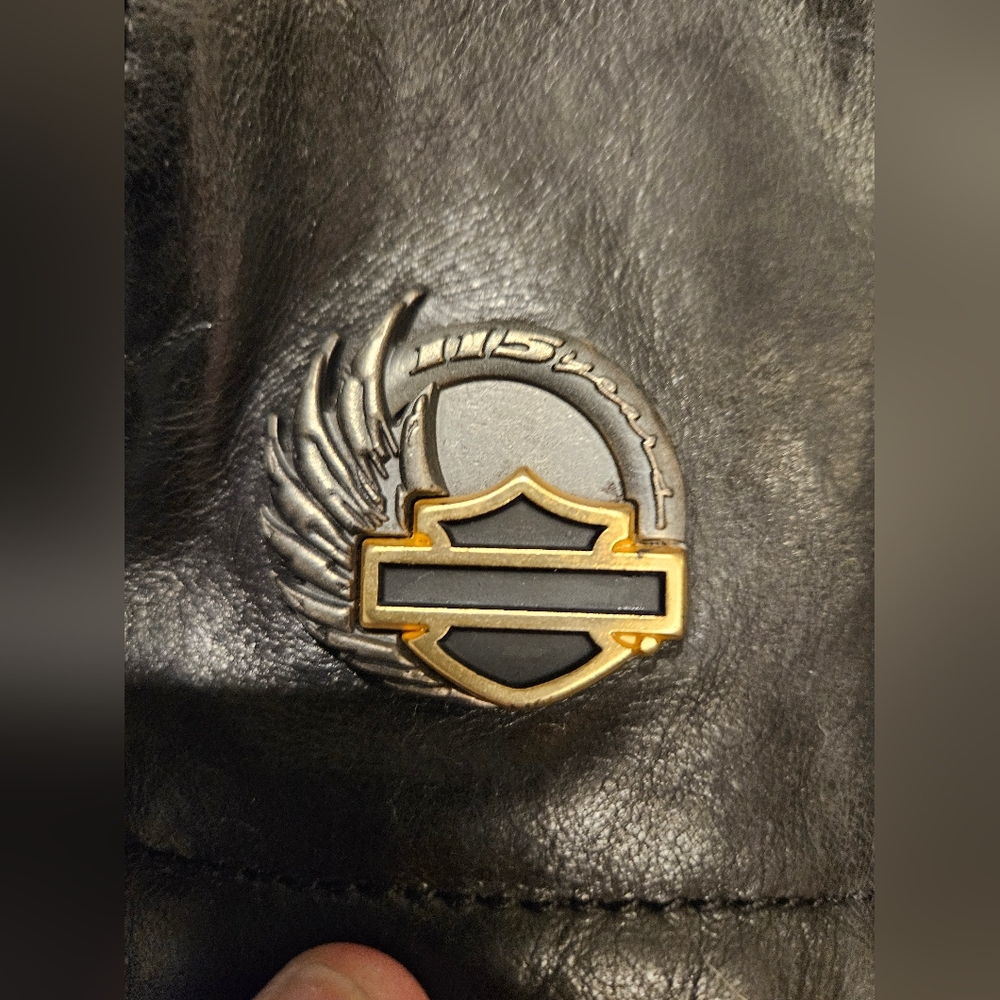 Rare Harley Davidson 115th Anniversary Women's M Leather Jacket - Picture 5 of 7